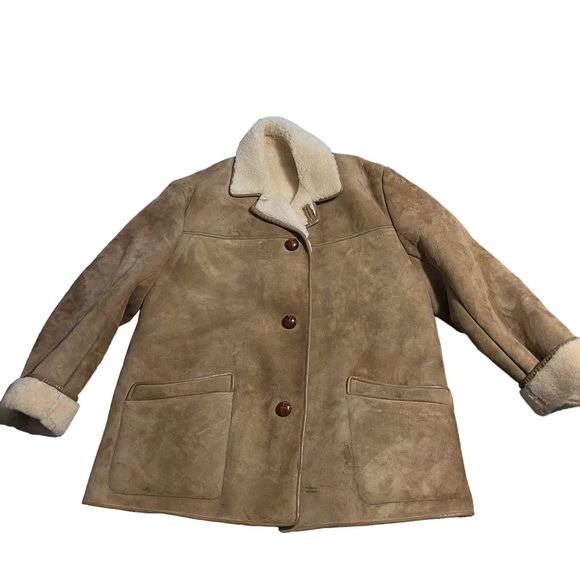 Carroll and Company Made in England Sheep Skin Jacket Size 44